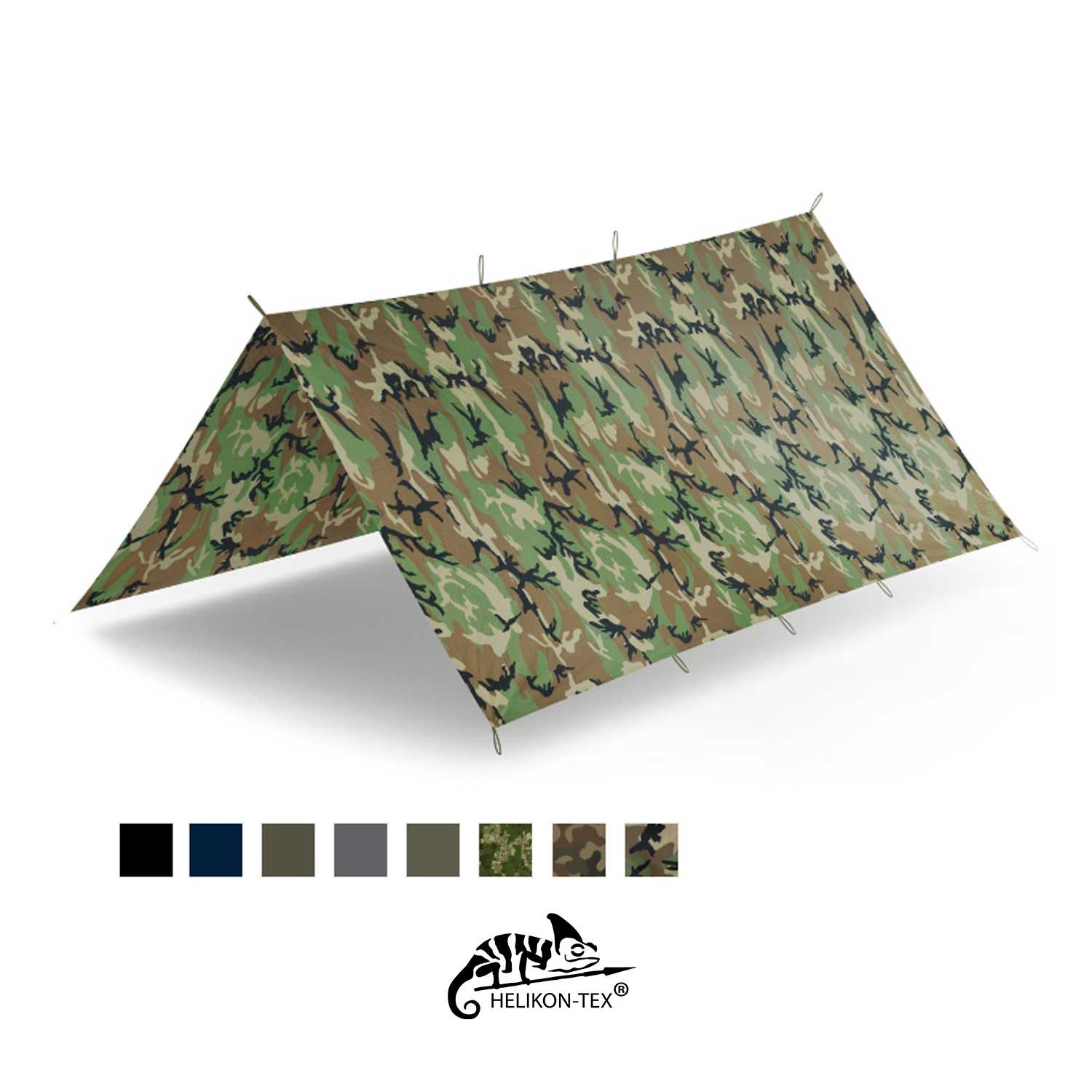 ผ้าใบขนาด 3x3 เมตร รุ่น SUPERTARP มี 8 สี แบรนด์ Helikon-Tex