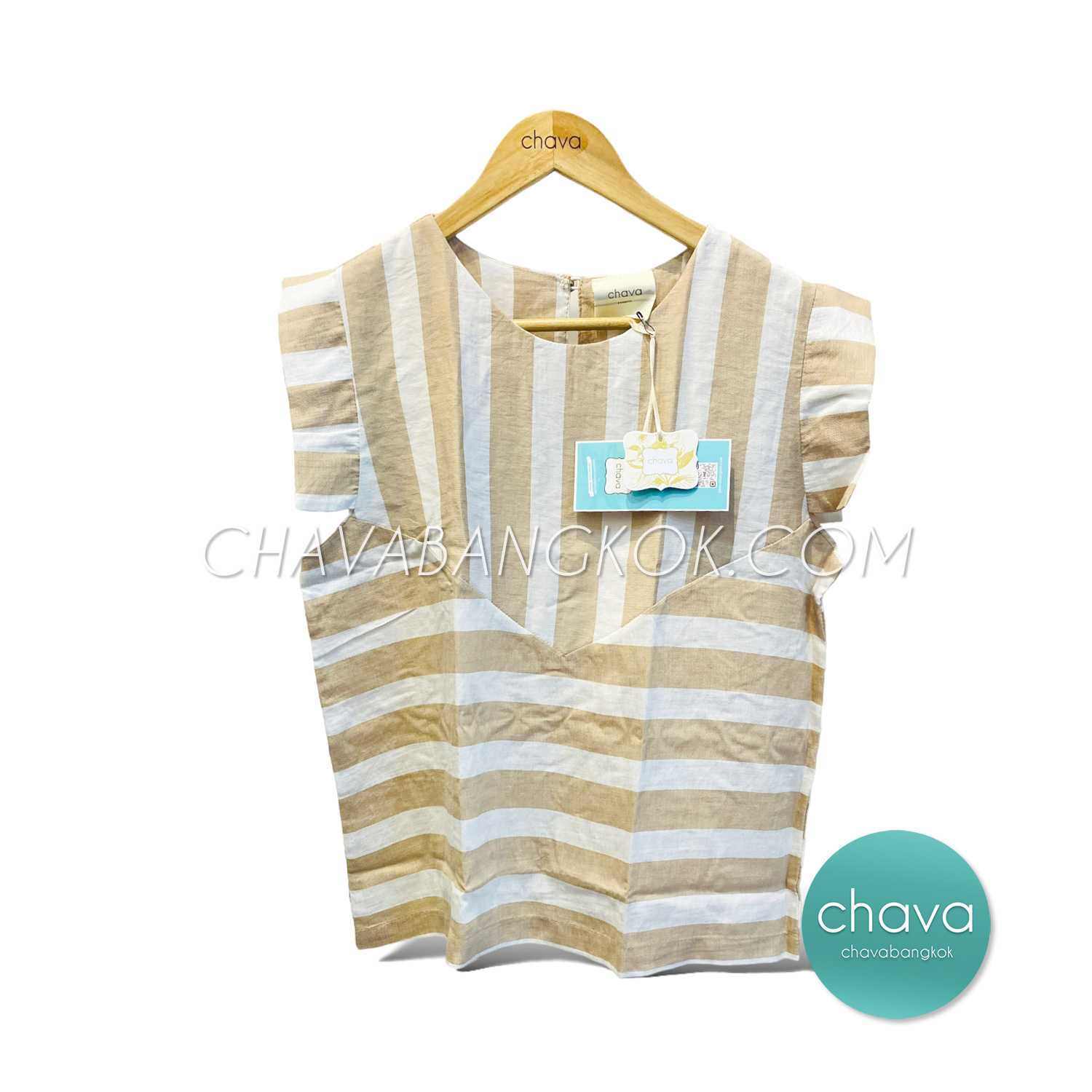 เสื้อ Top / BLOUSE (สีขาวครีม)