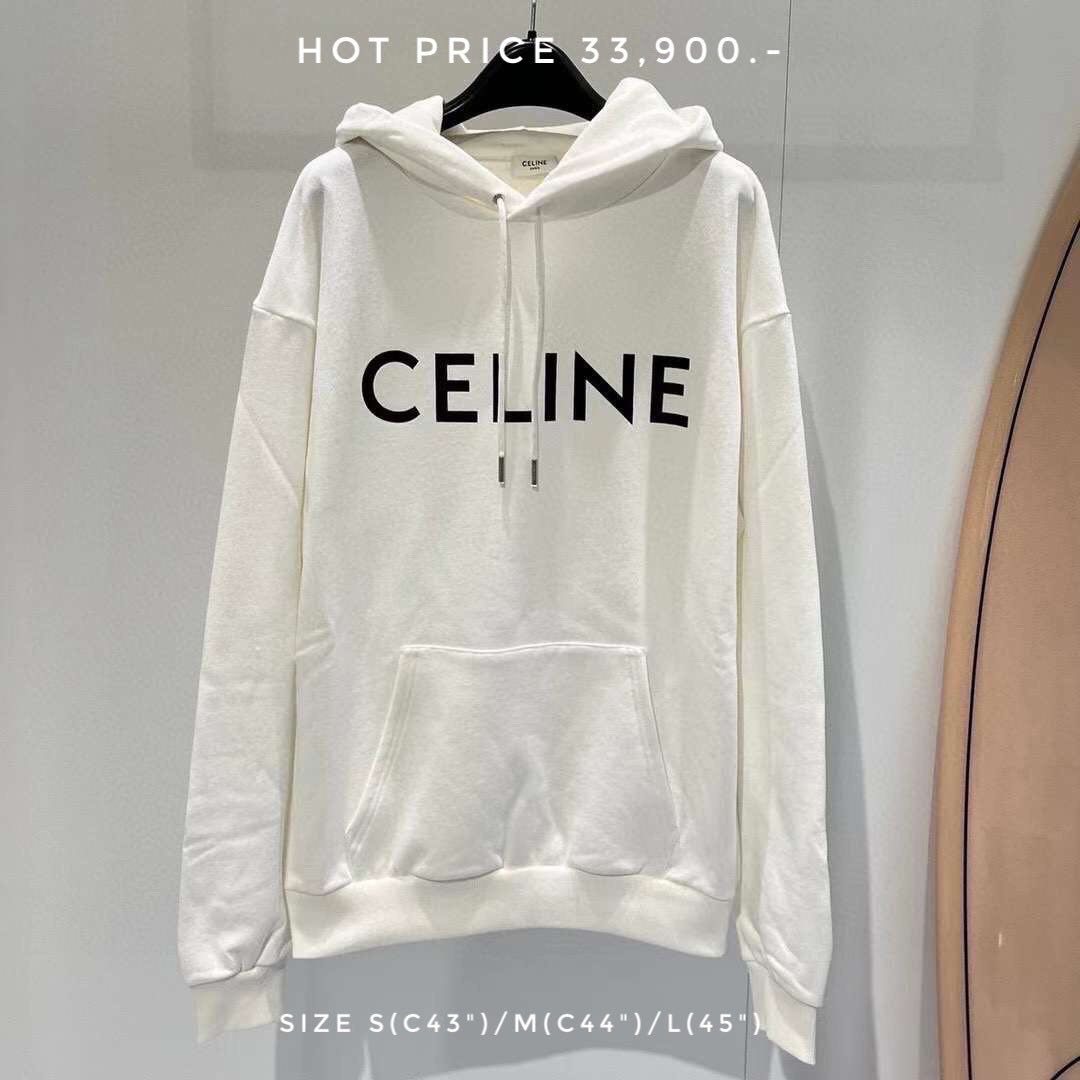  CELINE HOODIE IN COTTON FLEECE