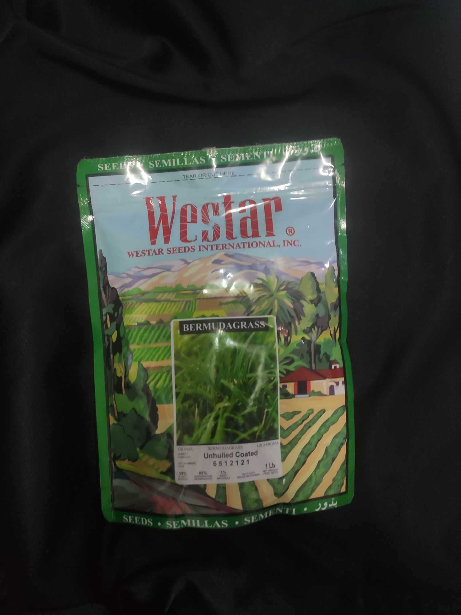 เมล็ดหญ้าเบอร์มิวด้า Westar ขนาดถุง 1 ปอนด์