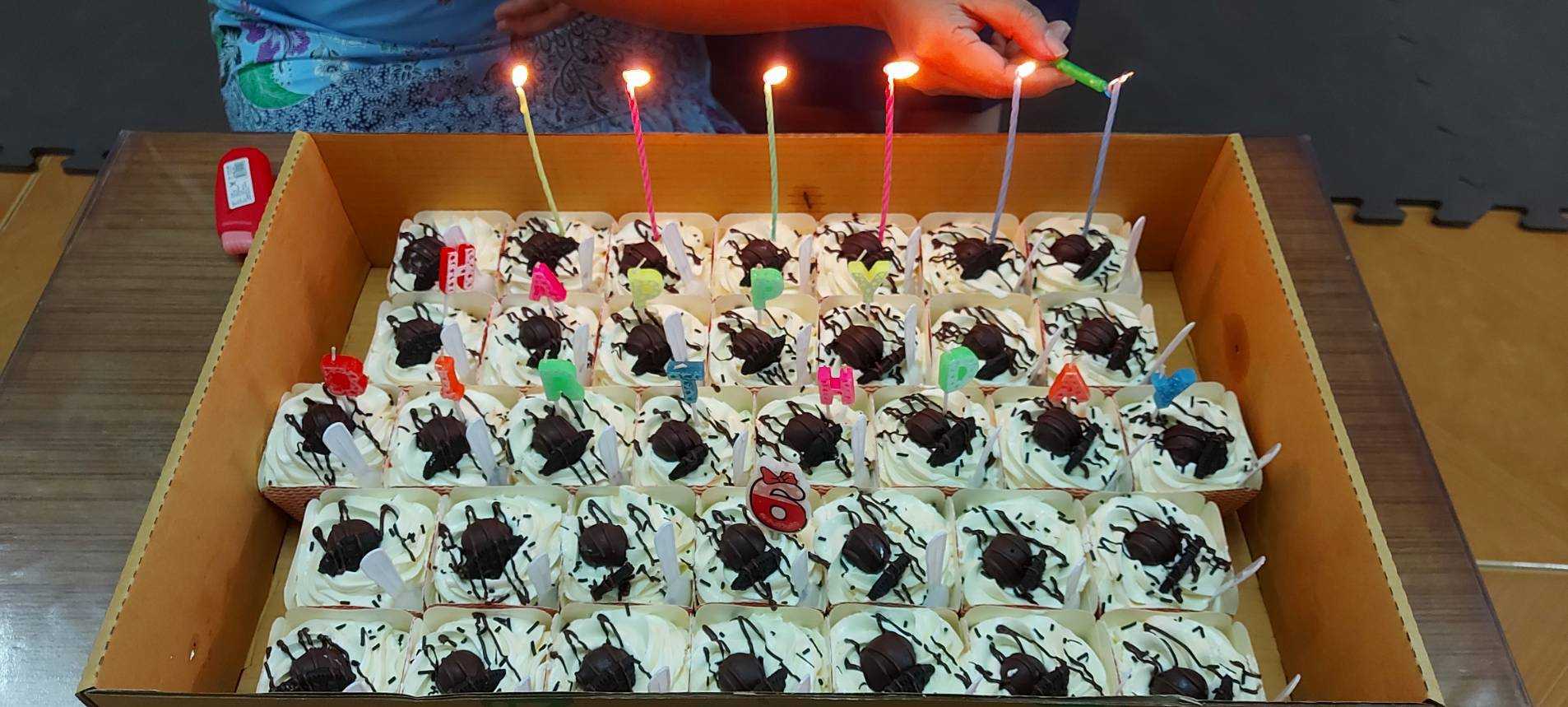 73.6คัพเค้กชอคโกแลต 40 แก้ว/ 400- (10-)