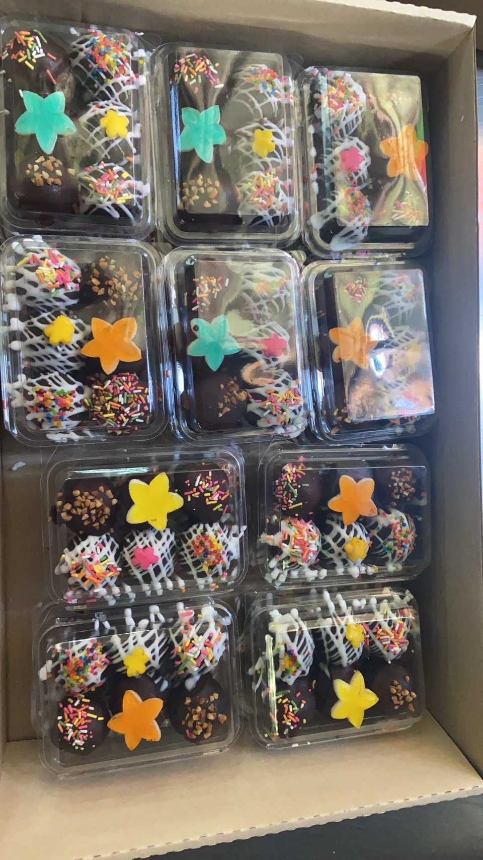 ช็อกบอลเยลลี่ดาว6ชิ้น(20แพค)