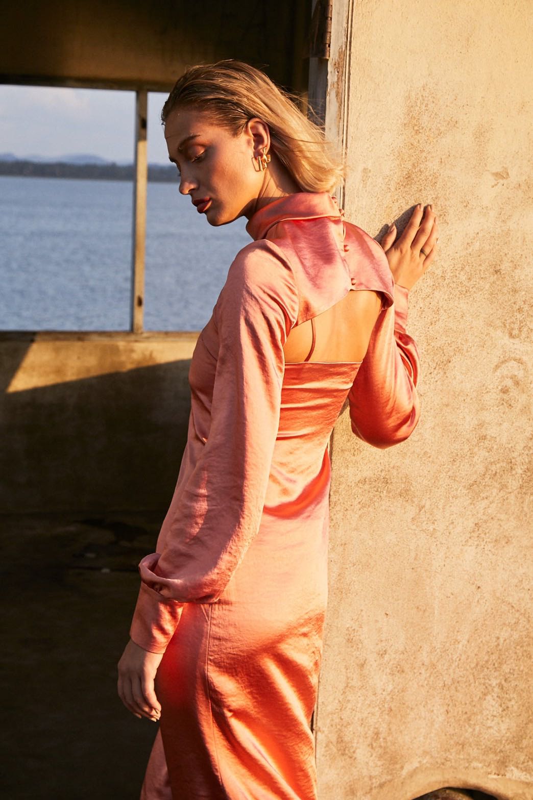 SILA Nadine dress - Peach