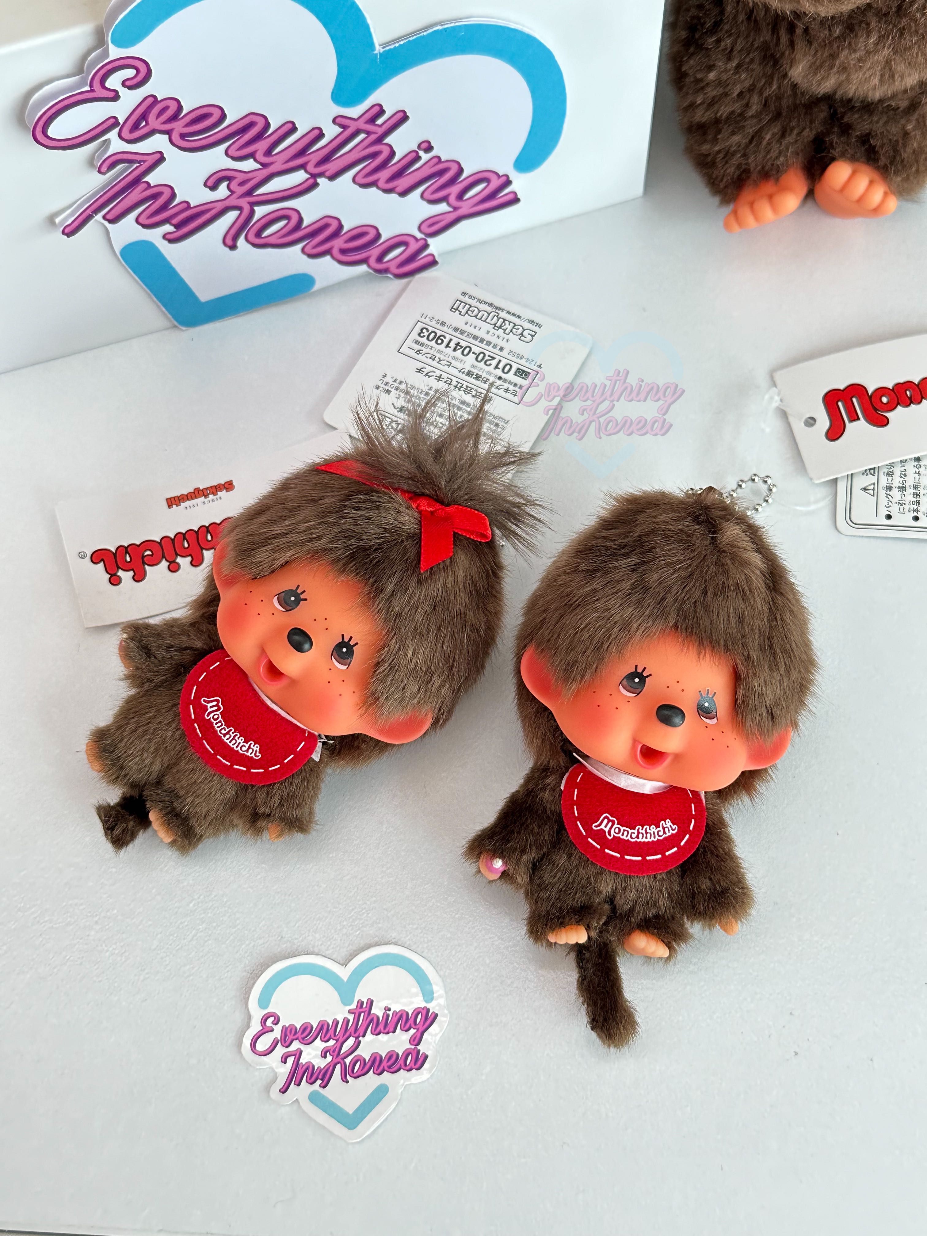  Big Head Monchhichi SS  Boy Keychain ลิขสิทธิ์แท้จากญี่ปุ่น 🇯🇵 