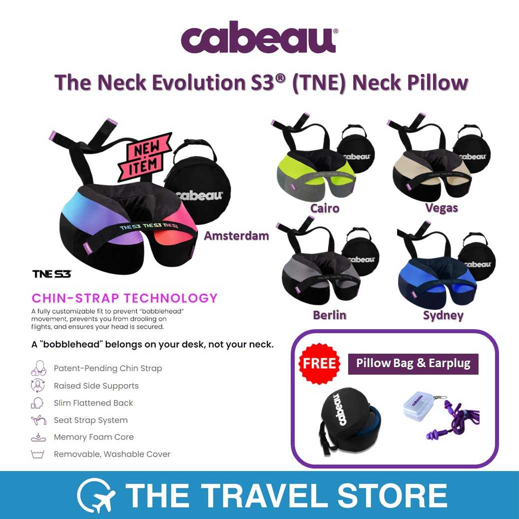 CABEAU The Neck's Evolution S3 (TNE) Neck Pillow