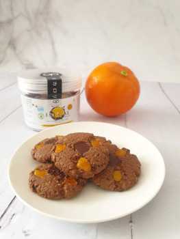 18KcalBake High Fiber Cookies - Orange Dark Choc (S)