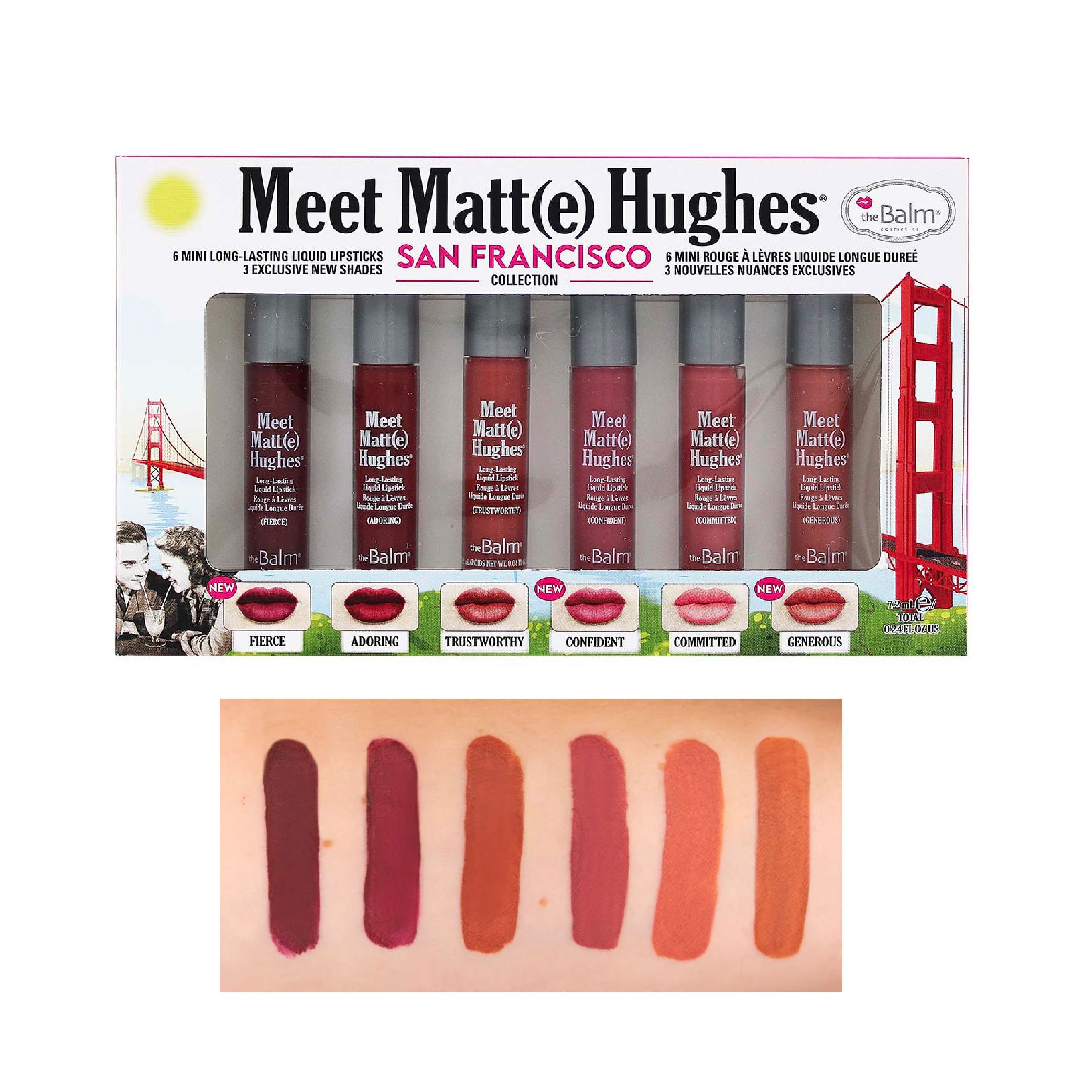 The Balm Meet Matte Hughes San Fransisco (Mini Lipstick Set)