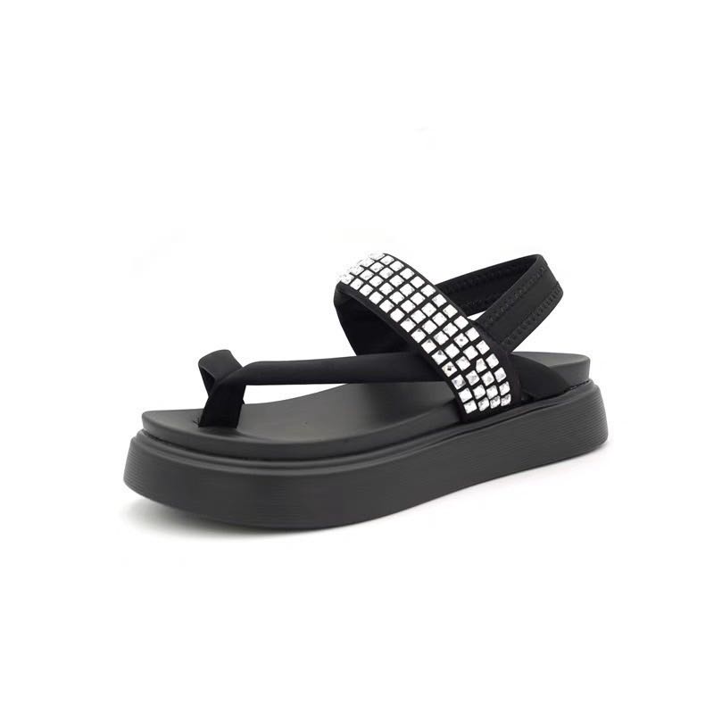 รองเท้าแตะ(sandals) ติดอะไหล่เพชรใส่สบายมากก 
