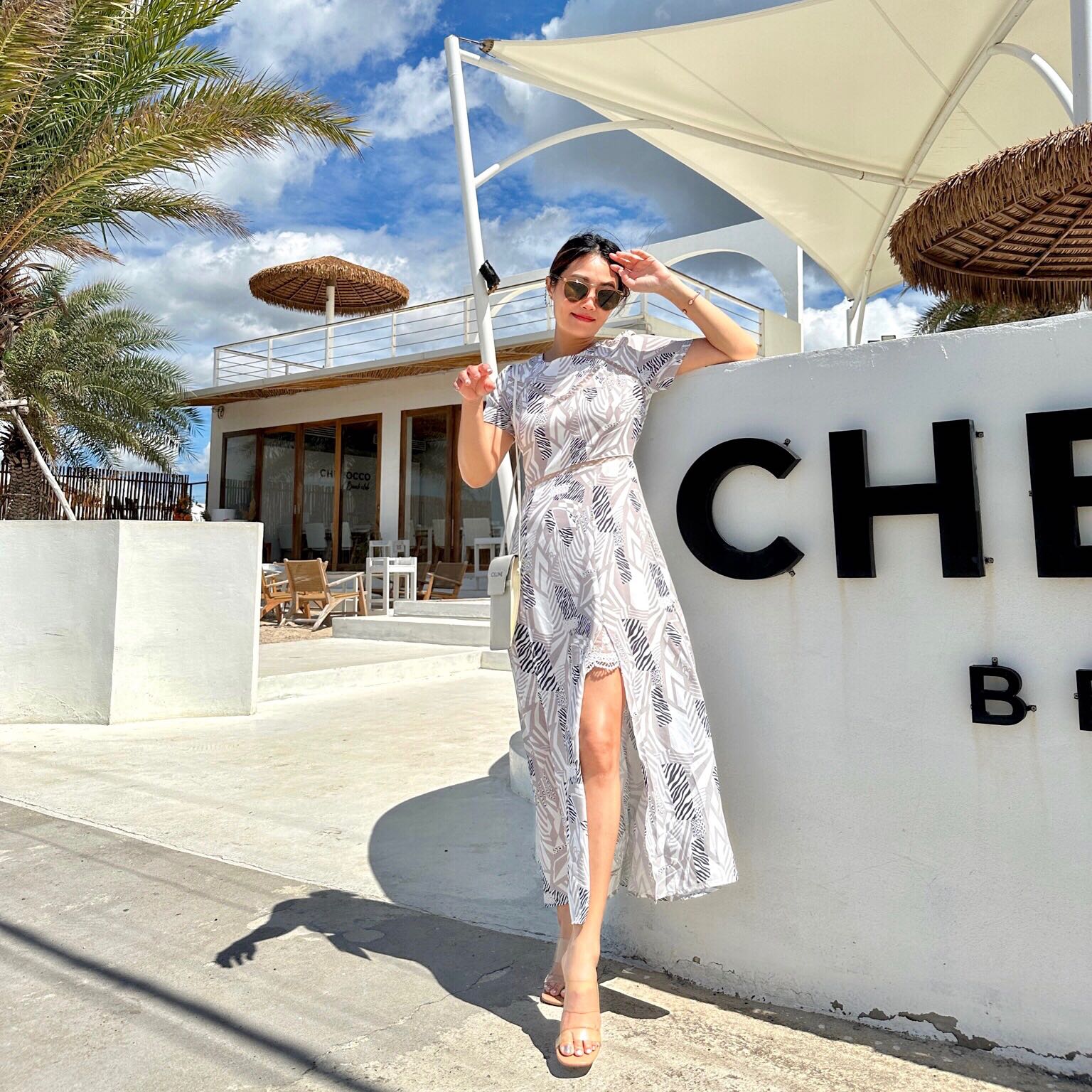 Zebra Maxi Dress มี 2 สี (พร้อมส่ง) - Pinploy Closet 