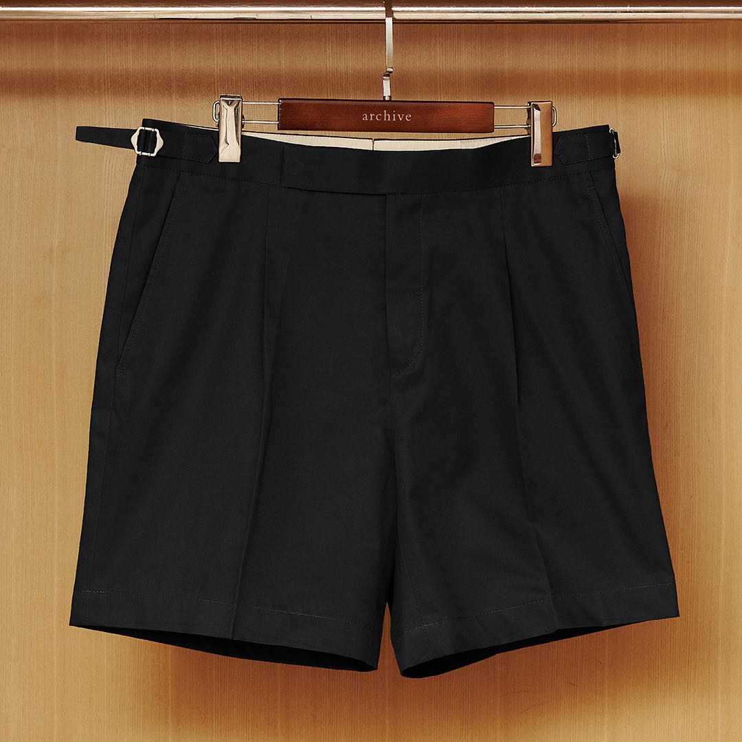 Tailored Bermuda Shorts (Navy)