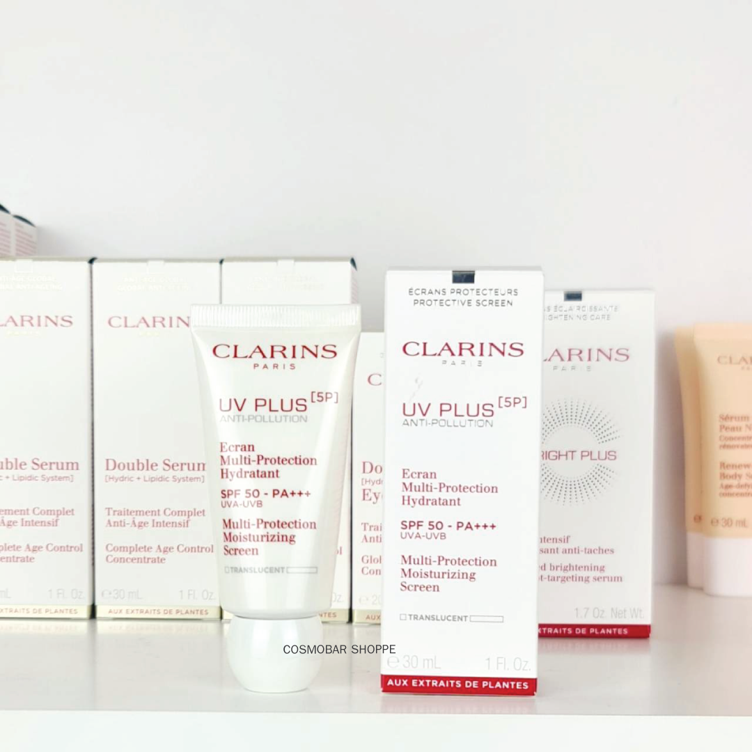 [ป้ายเคาน์เตอร์ไทย] Clarins - Translucent UV Plus 5P Anti-Pollution SPF50 PA++++ 30ml.