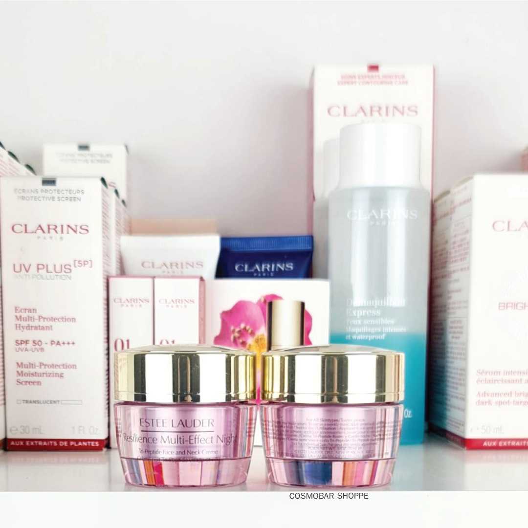[ผิวแน่นกระชับ] Estee Lauder - Night Resilience Multi-Effect Tri-Peptide Face and Neck Crème 15ml.