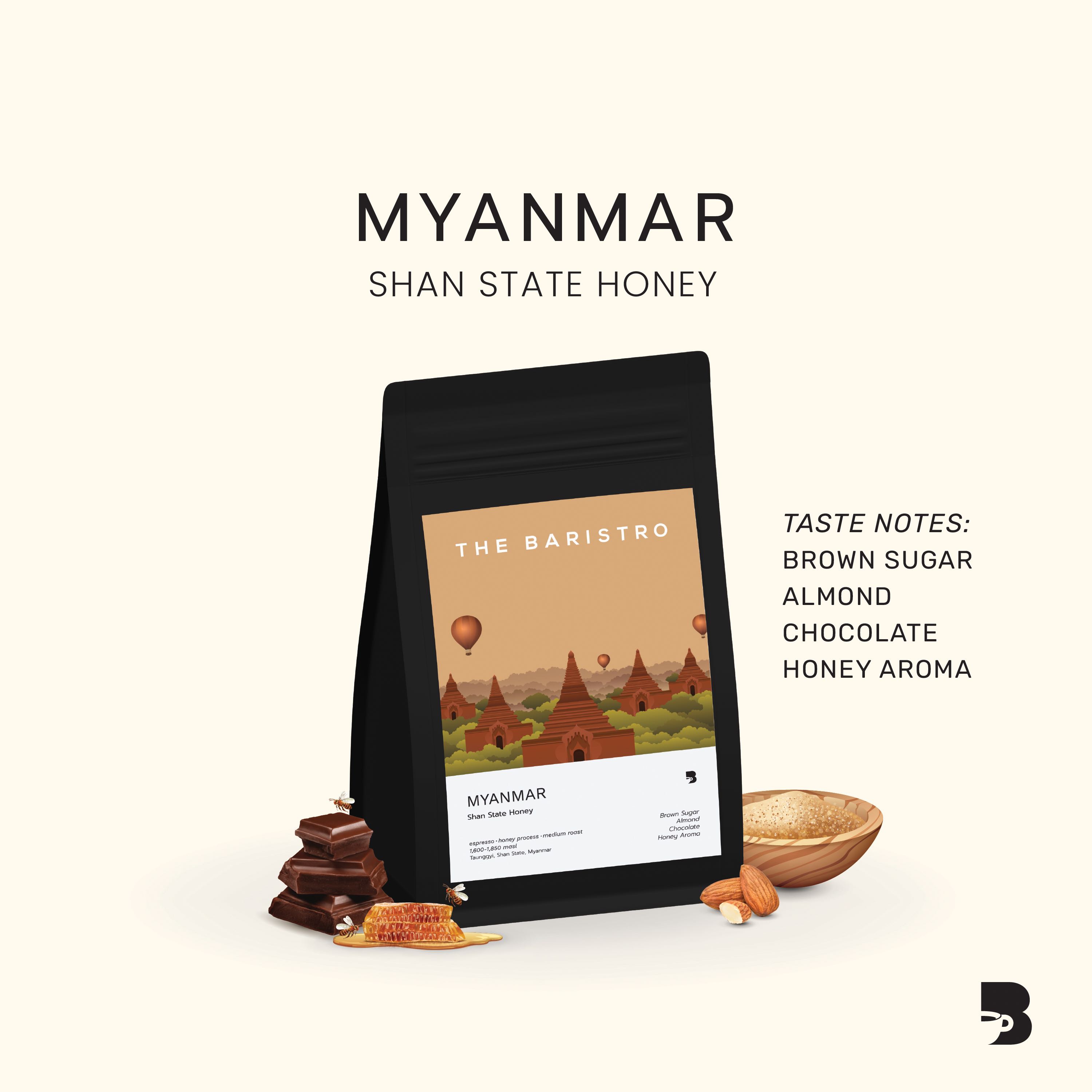 Myanmar Shan State Honey