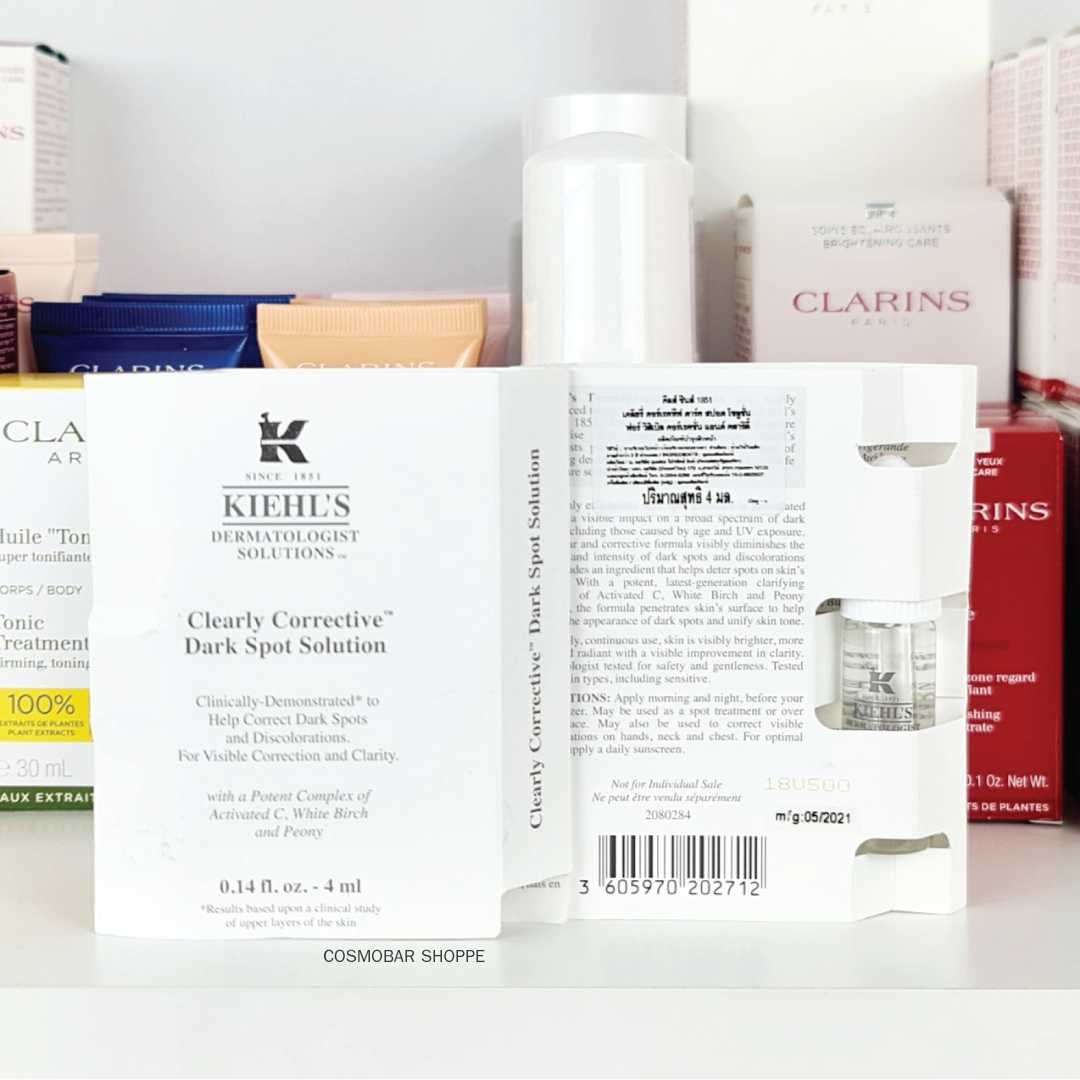 [ป้ายเคาน์เตอร์ไทย] ลดจุดด่างดำ Kiehl's - Clearly Corrective Dark Spot Solution 4ml.