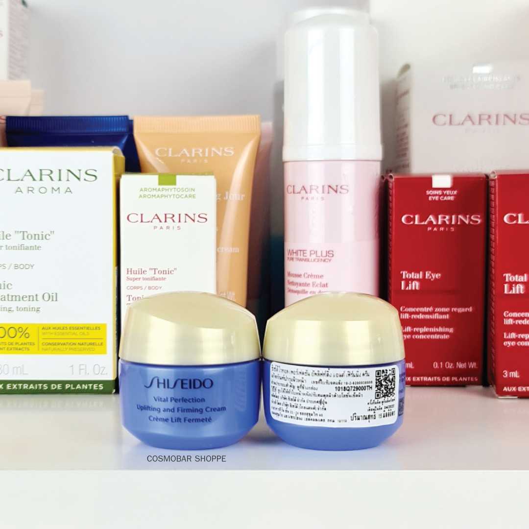 [ป้ายเคาน์เตอร์ไทย] ครีมยกกระชับผิว Shiseido - Vital Perfection Uplifting and Firming Cream 15ml.