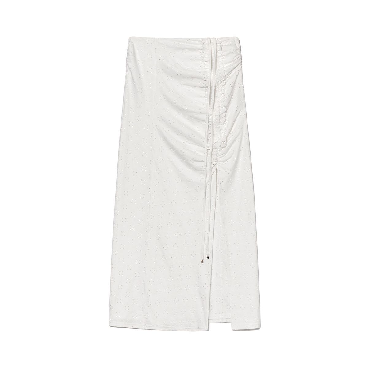 (pre,รวมส่ง) DEVON EYELET LONG SKIRT  /glowny