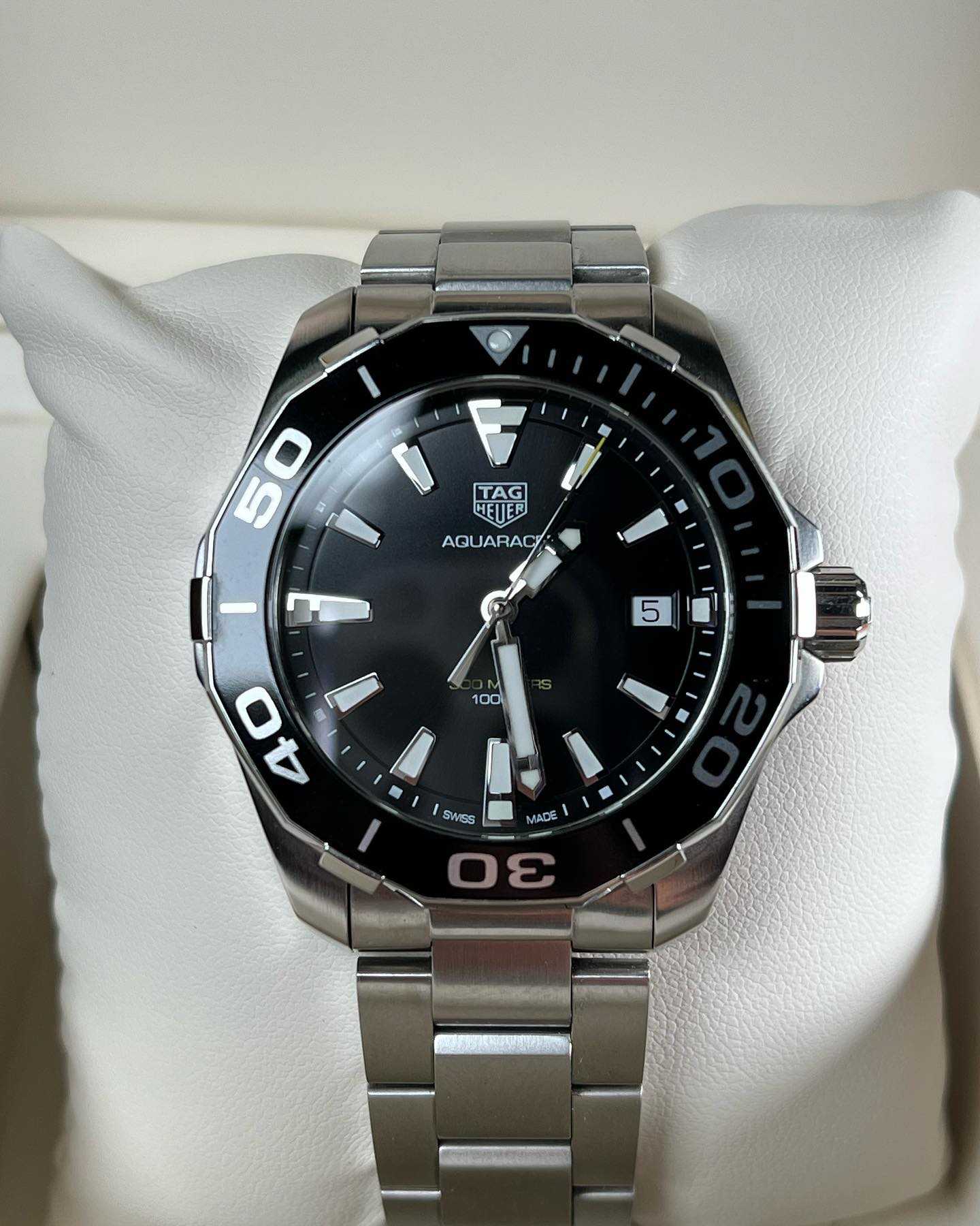 Tag Heuer Aquaracer Black Dial Quartz Ref. WAY111A