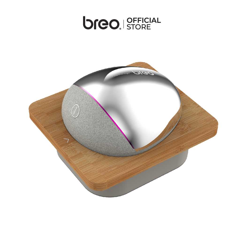 breo รุ่น Scalp Mini Pro สีเงิน (Silver) เครื่องนวดหนังศีรษะเพื่อสุขภาพ