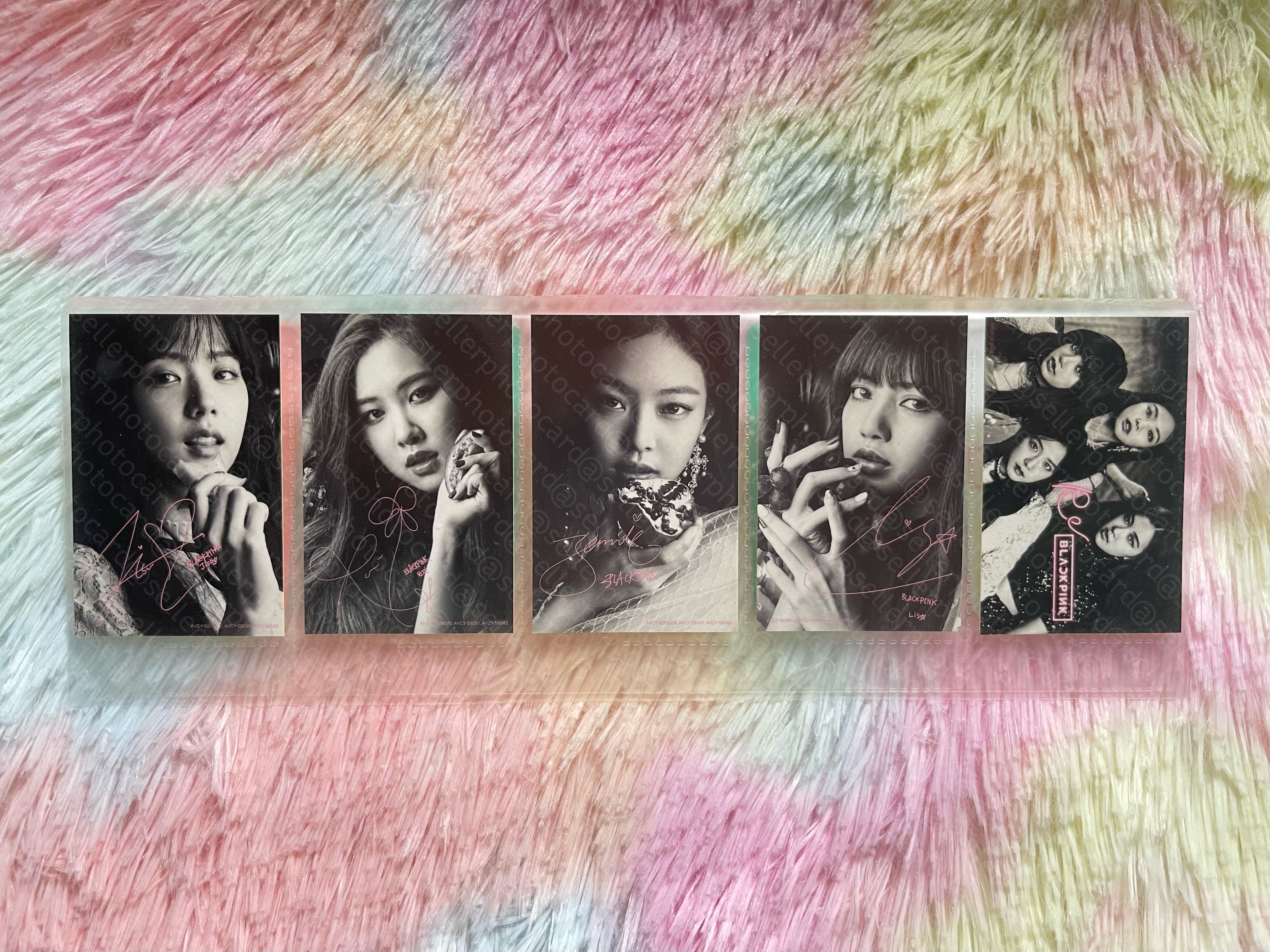 Blackpink Re: Japan album sticker photocard jisoo rosé jennie lisa group