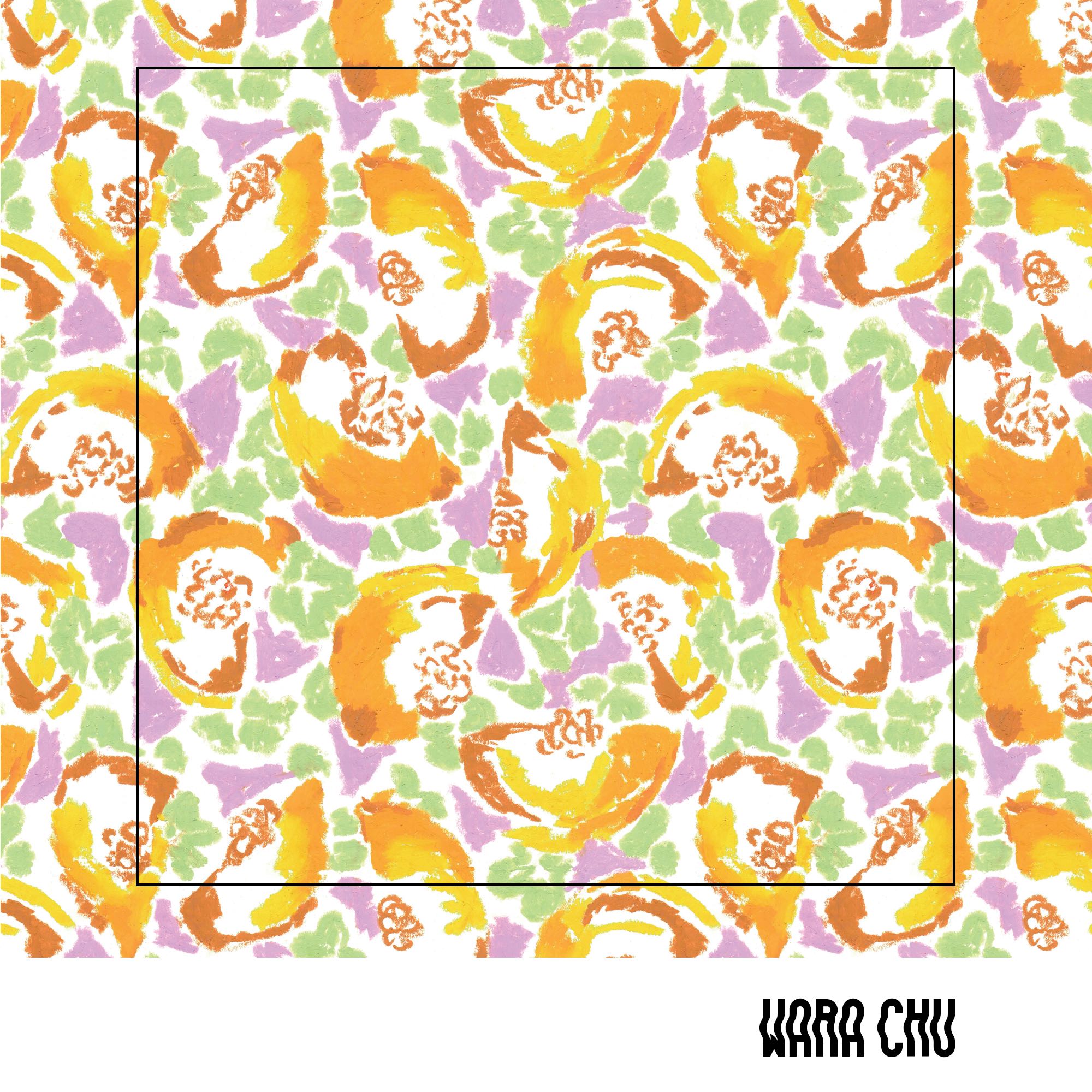 0034  ไฟล์ลายผ้าลาย sweet melon ลายต่อเนื่อง repeat pattern