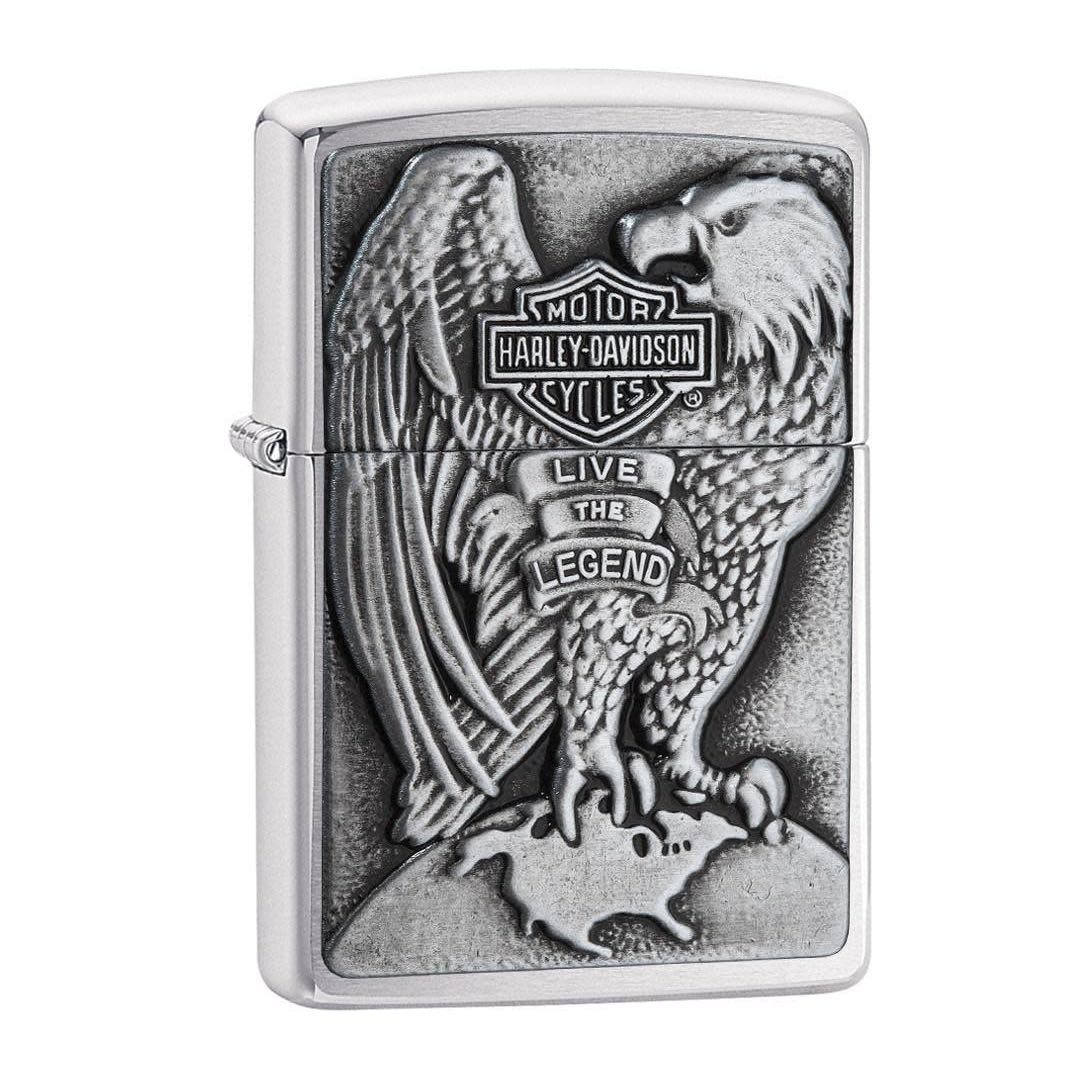 Zippo ไฟแช็กรุ่น 200HDH231 Harley Davidson Eagle