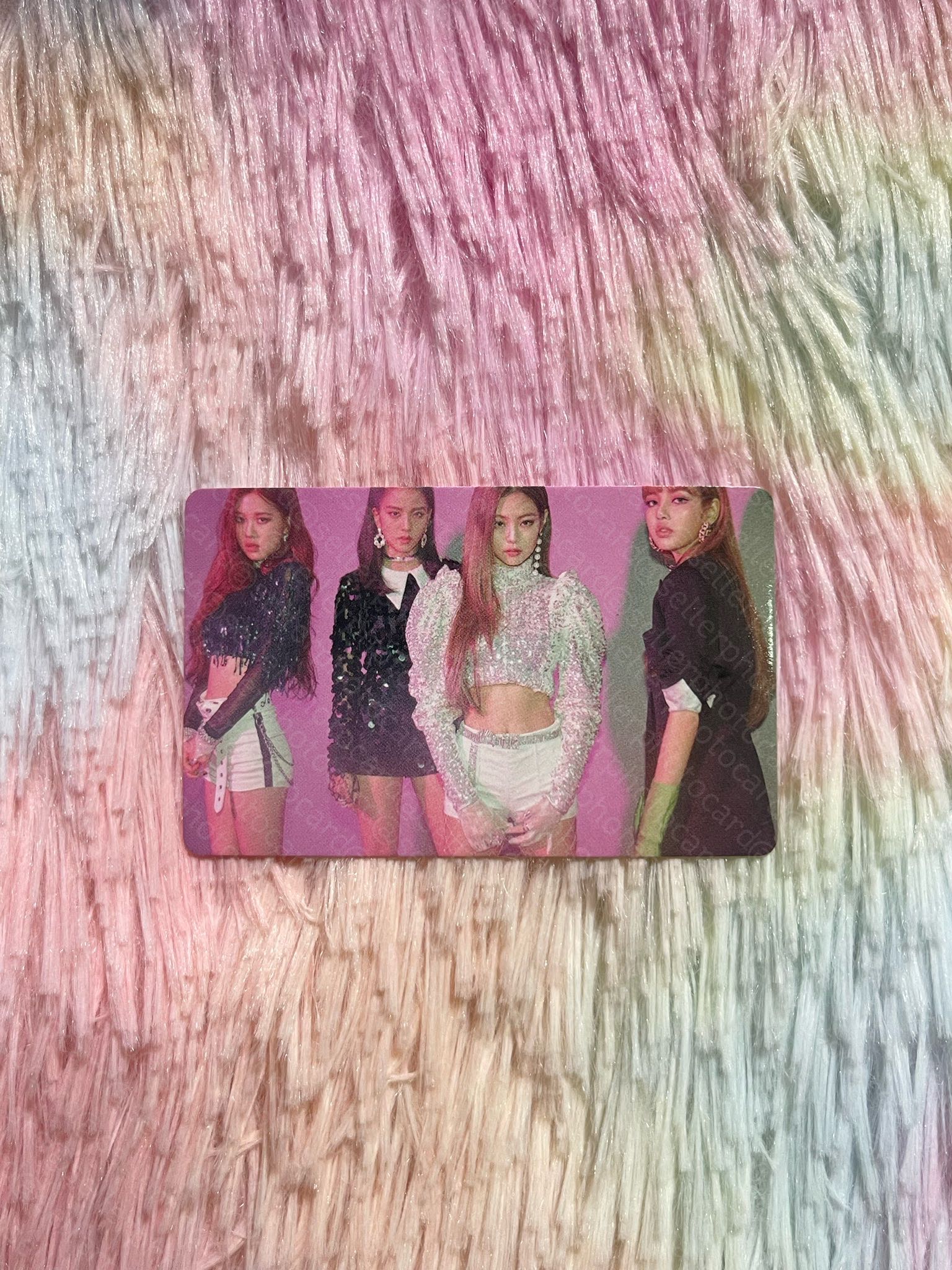 Blackpink Square up POB tower records photocard jisoo rosé jennie lisa