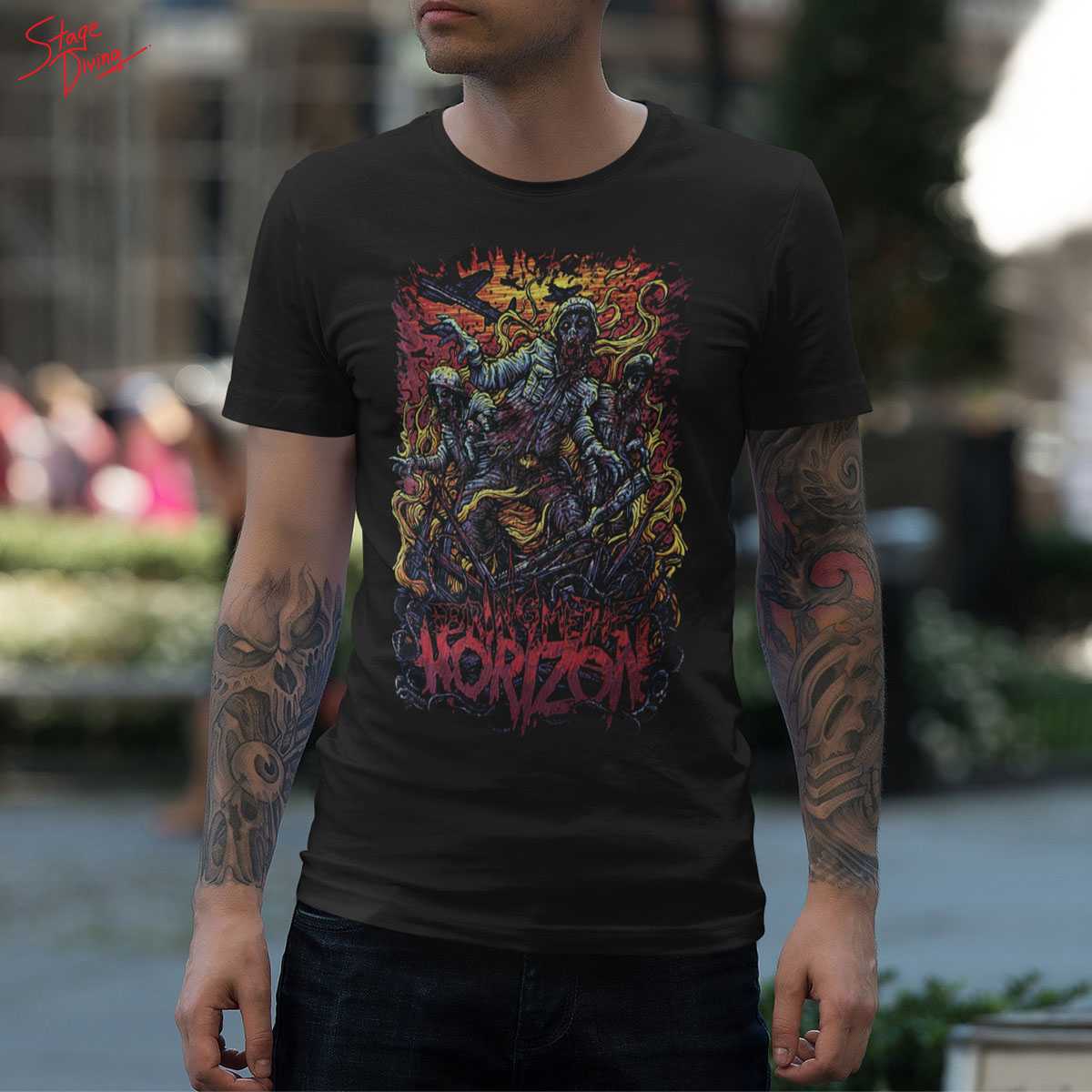 BRING ME THE HORIZON MEN’S TEE : ZOMBIE ARMY