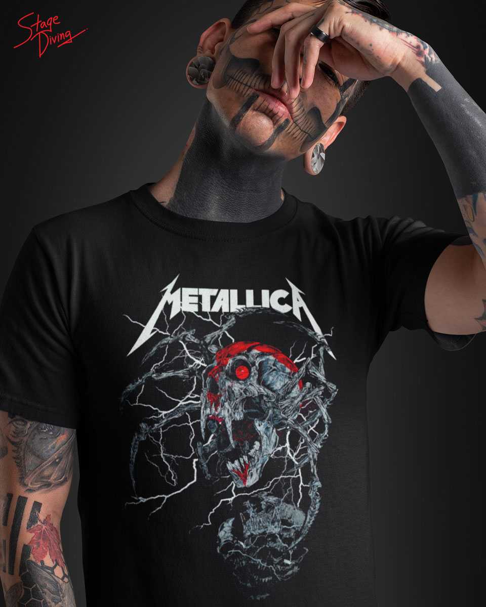 METALLICA MEN’S TEE :  SPIDER DEAD