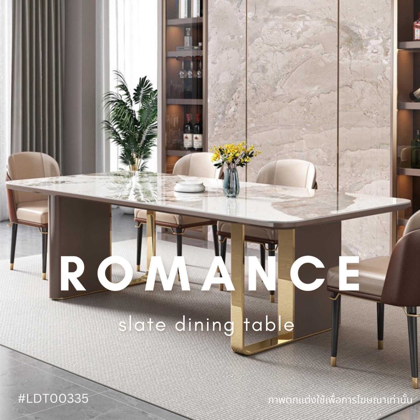 ROMANCE slate dining table 