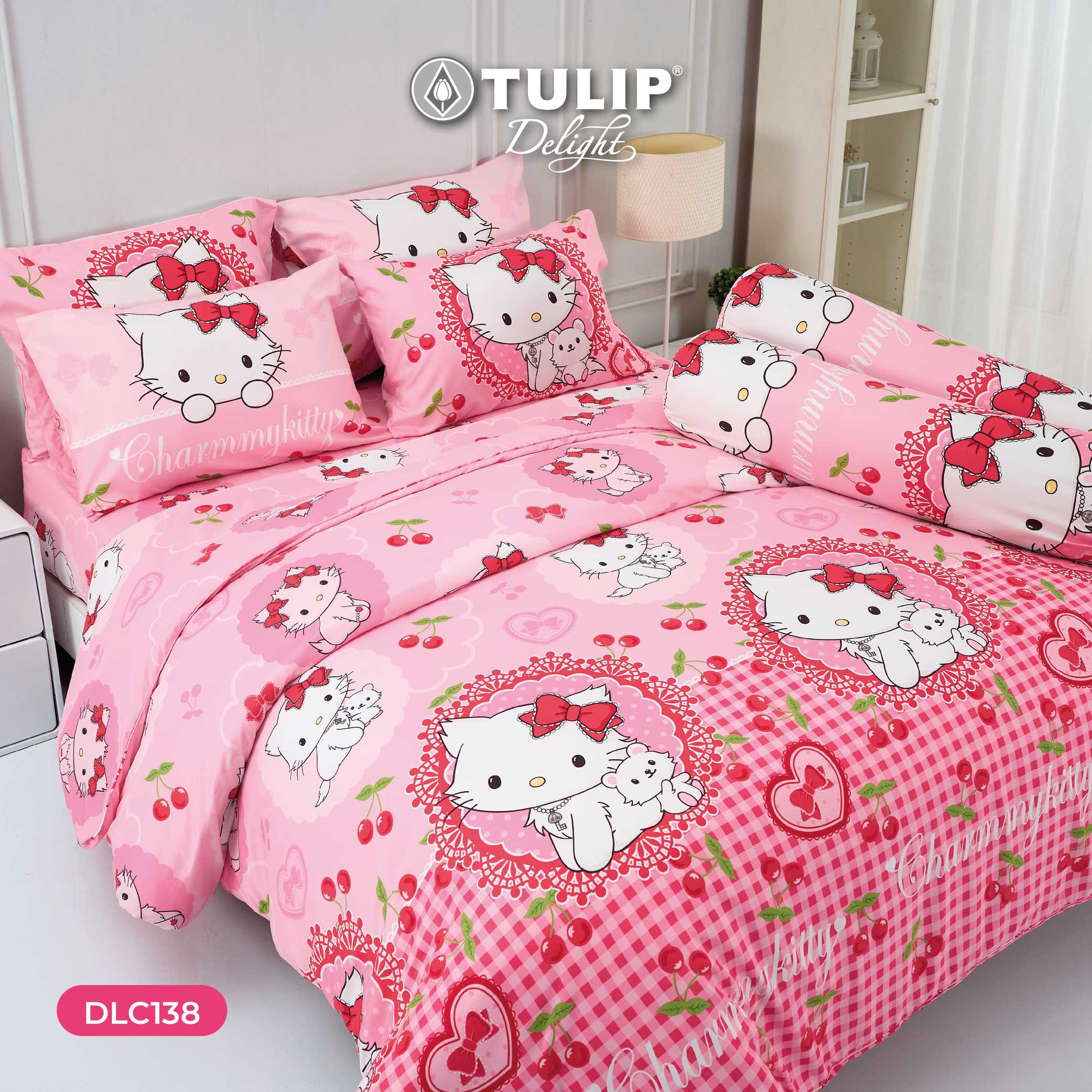ชุดเครื่องนอนทิวลิปดีไลท์ ลิขสิทธิ์แท้ Sanrio Charmmy Kitty DLC138