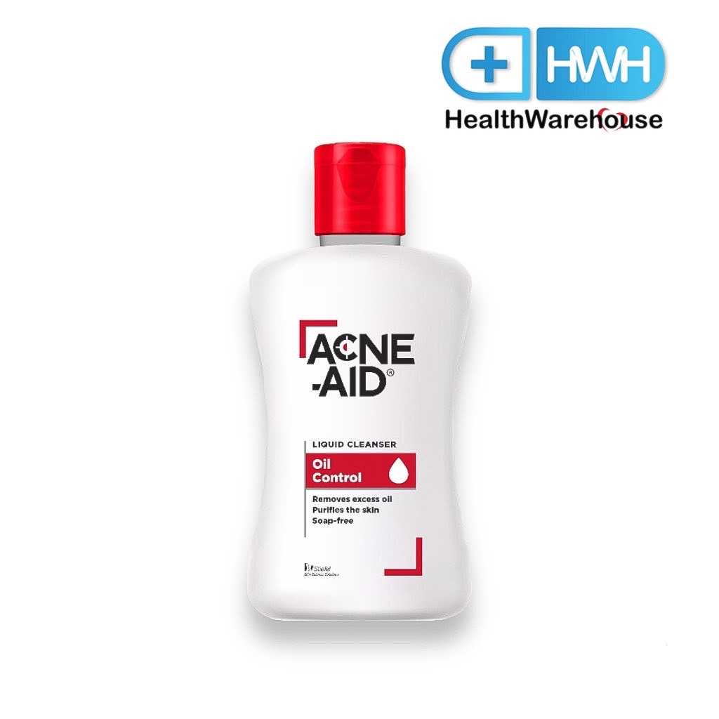 Acne Aid Liquid Cleanser แอคเน่-เอด ลิควิด 100 mL เหมาะสำหรับผู้ที่มีปัญหาผิวมันและผิวเป็นสิวง่าย