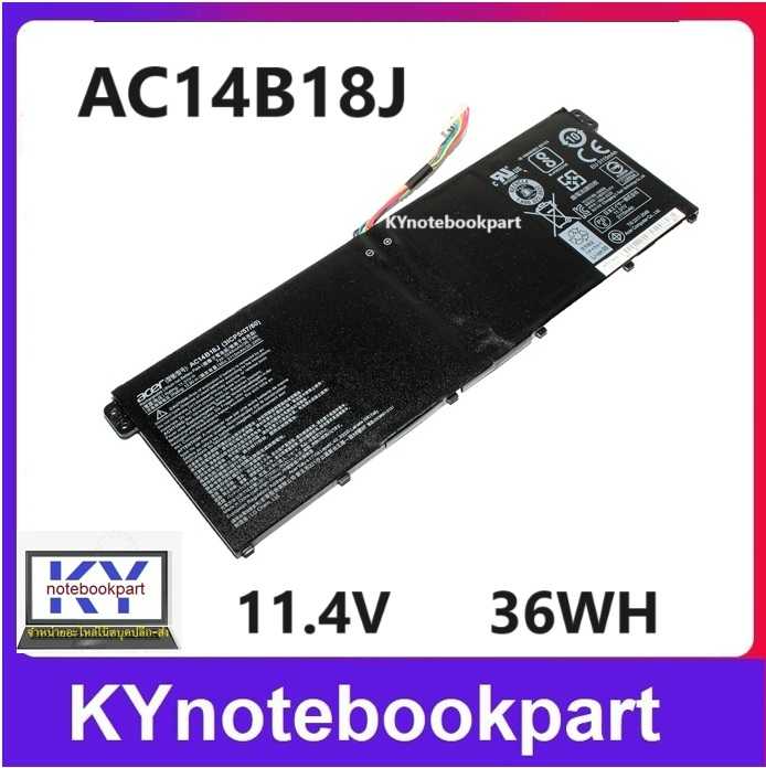 BATTERY ORIGINAL ACER แบตเตอรี่ ของแท้ Aspire ES1-512  Acer Chromebook 11 CB3  V5 V5 122P  AC14B18J