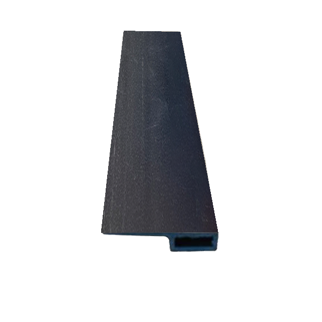 ตัวจบเก็บขอบพื้นพีวีซี EDGE011-1  สีดำ Pure Black  | อุปกรณ์จบงานพื้น | DECORFlooring