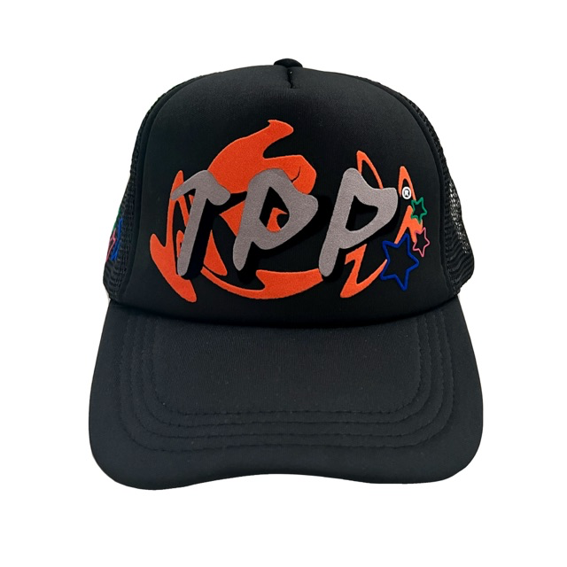 TPP® LOGO TRUCKER HAT ALL BLACK