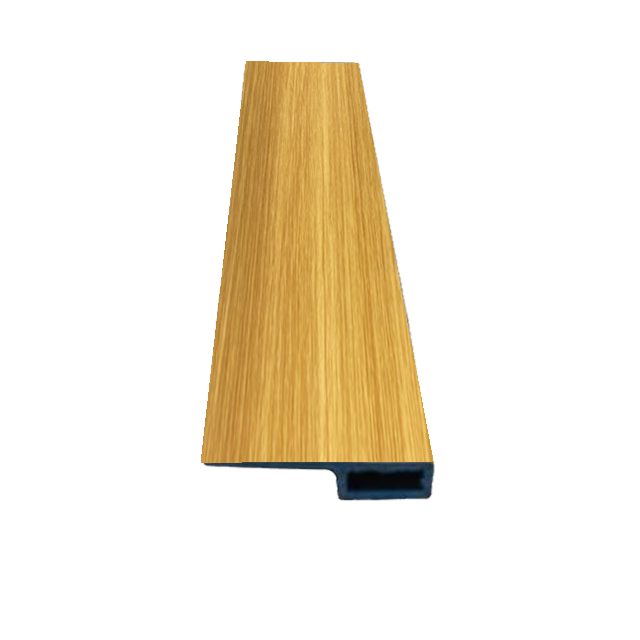 ตัวจบเก็บขอบพื้นพีวีซี EDGE027  สีโอ๊คสีอ่อน GLODEN OAK  | อุปกรณ์จบงานพื้น | DECORFlooring