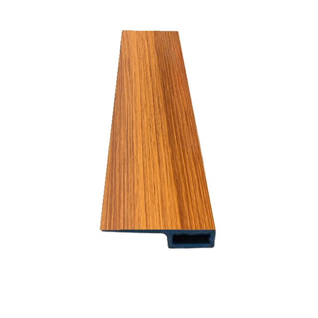 ตัวจบเก็บขอบพื้นพีวีซี EDGE035-1  สีสักทอง GLODEN TEAK  | อุปกรณ์จบงานพื้น | DECORFlooring