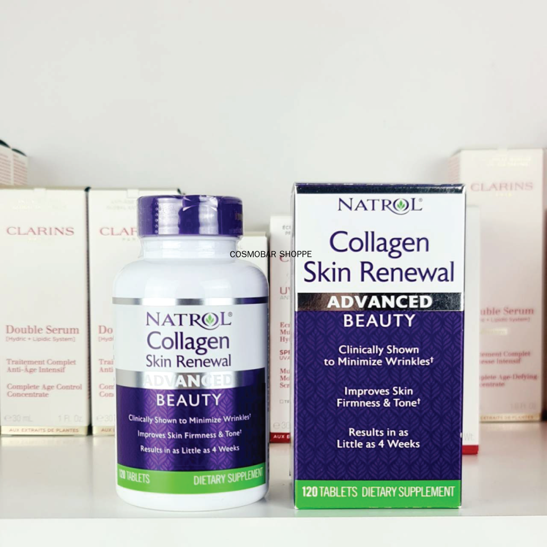 [หมดอายุ 12/2024] ฟื้นฟูผิวให้อ่อนเยาว์ Natrol - Collagen Skin Renewal Advanced Beauty 120 tablets.