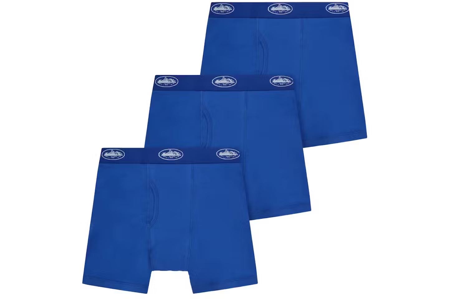 Corteiz Alcatraz Boxers (3 Pack) Blue