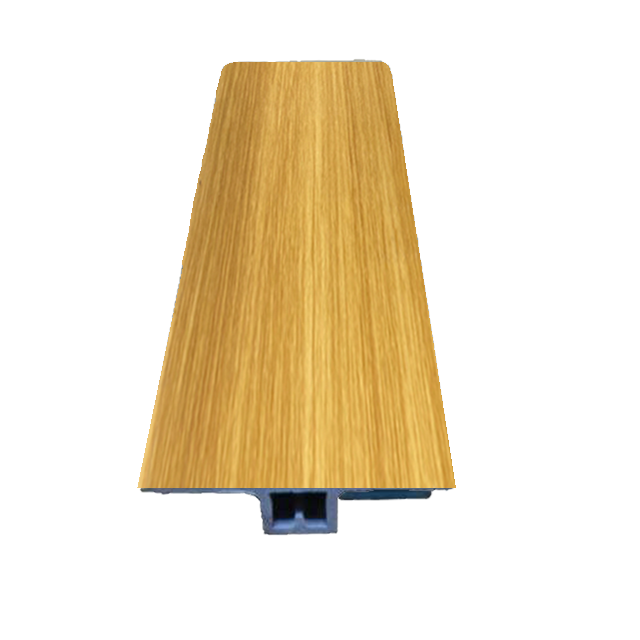 ตัวจบพื้นระดับเดียวกันพีวีซี JOINT027  สีโอ๊คสีทอง GLODEN OAK | อุปกรณ์จบงานพื้น | DECORFlooring