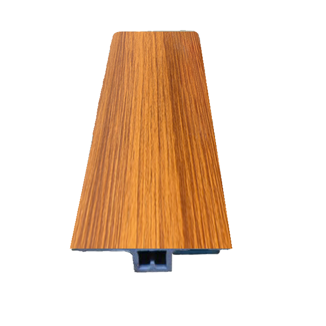 ตัวจบพื้นระดับเดียวกันพีวีซี JOINT035-1  สีสีกทอง GLODEN TEAK | อุปกรณ์จบงานพื้น | DECORFlooring