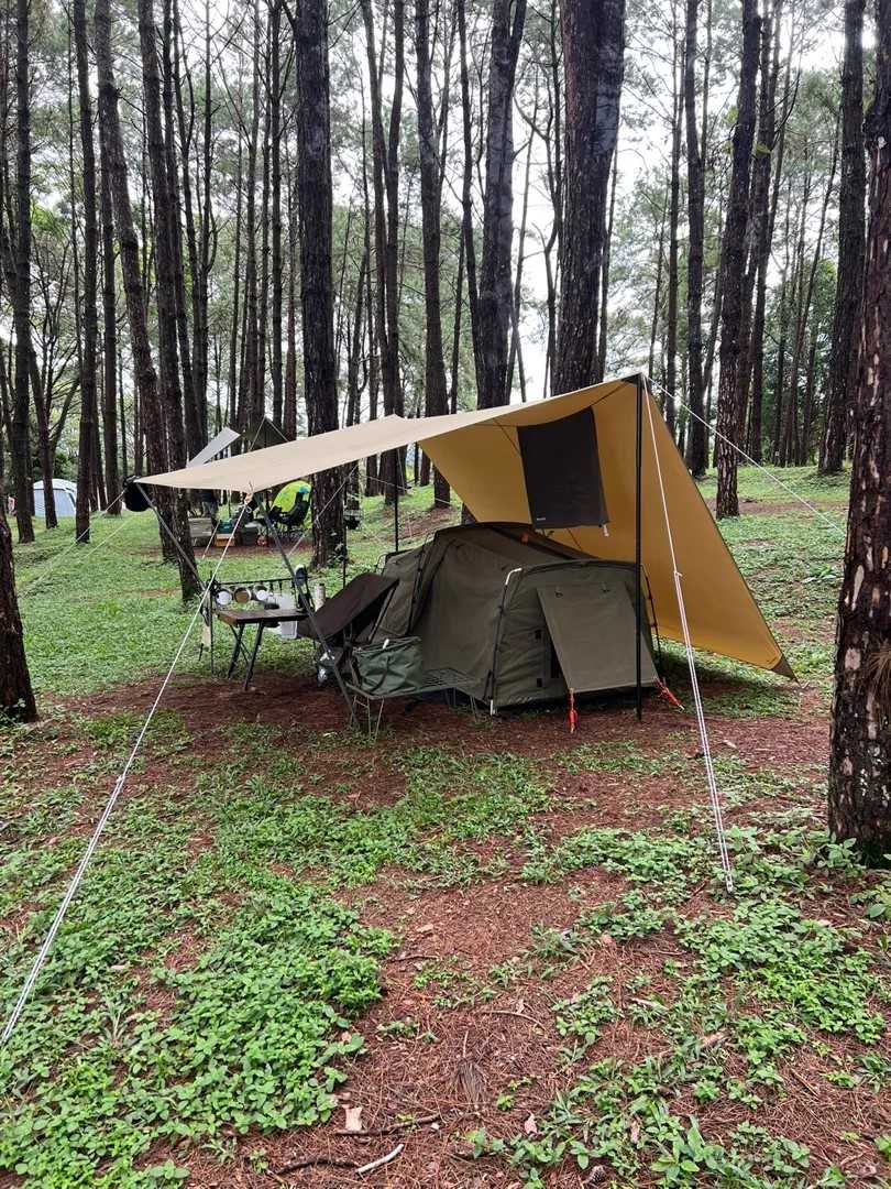 ทาร์ป 3x4 ผ้า TN สีแทน ระบายอากาศได้ดี กันน้ำ 8000 mm