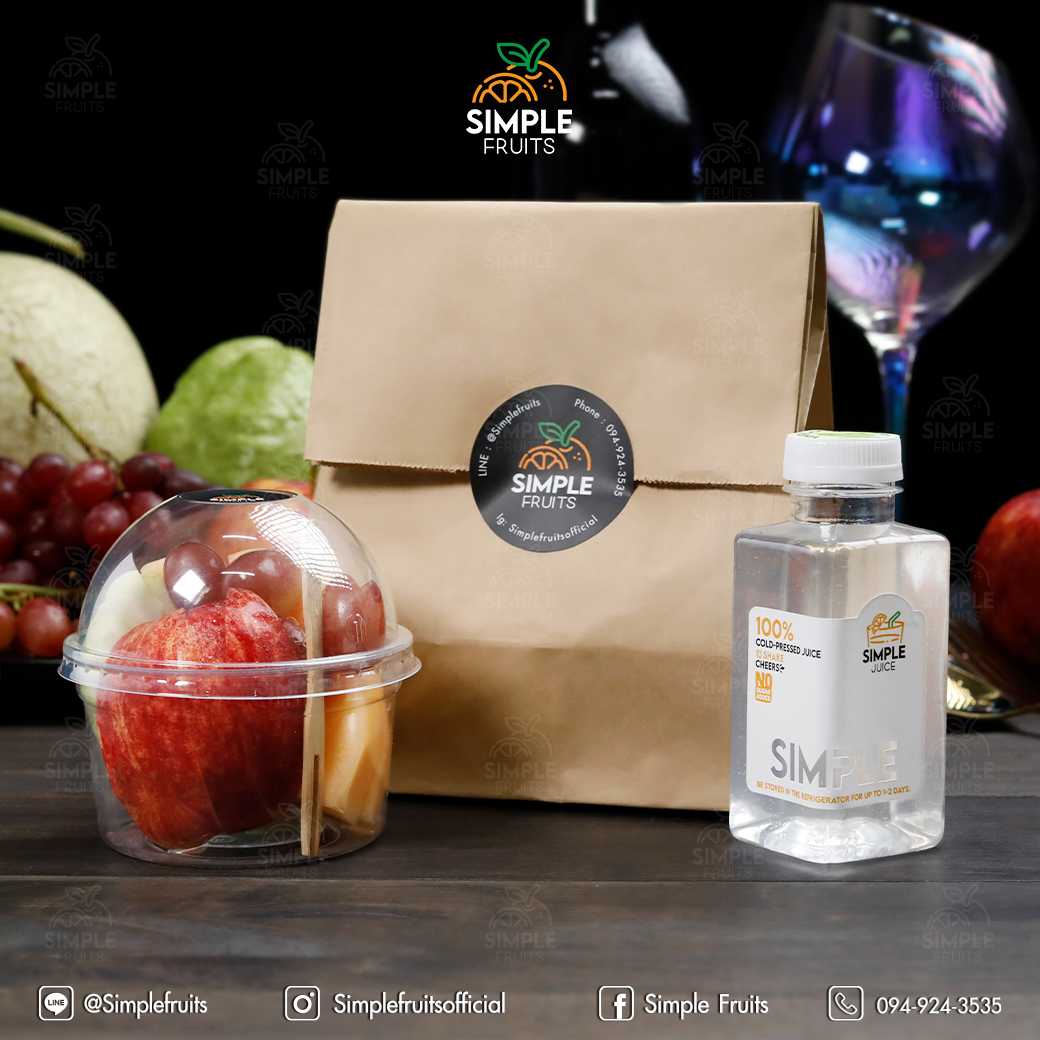 Snack Bag (Fruit Cup+น้ำมะพร้าว 150ml.)