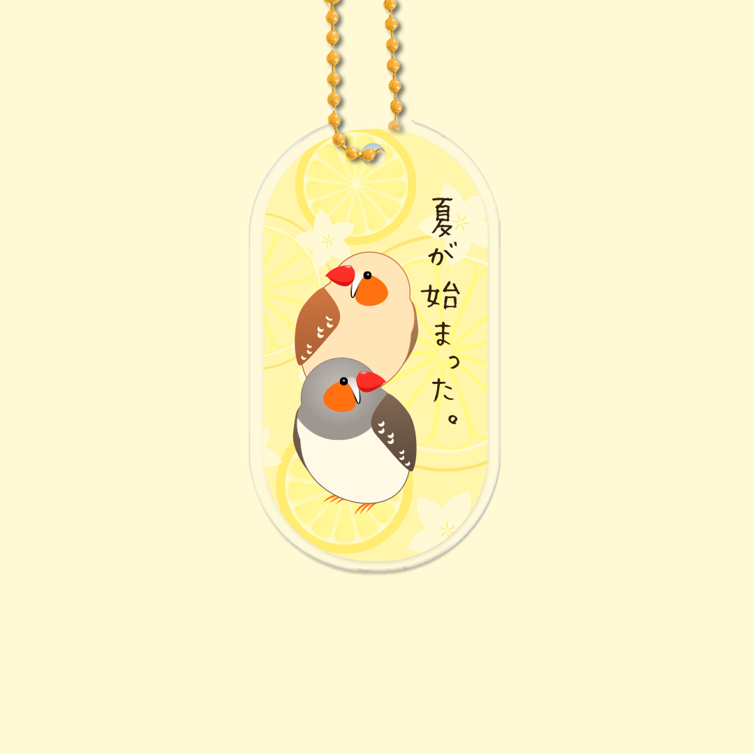 [seasonal merchandise] enamemo summer bird