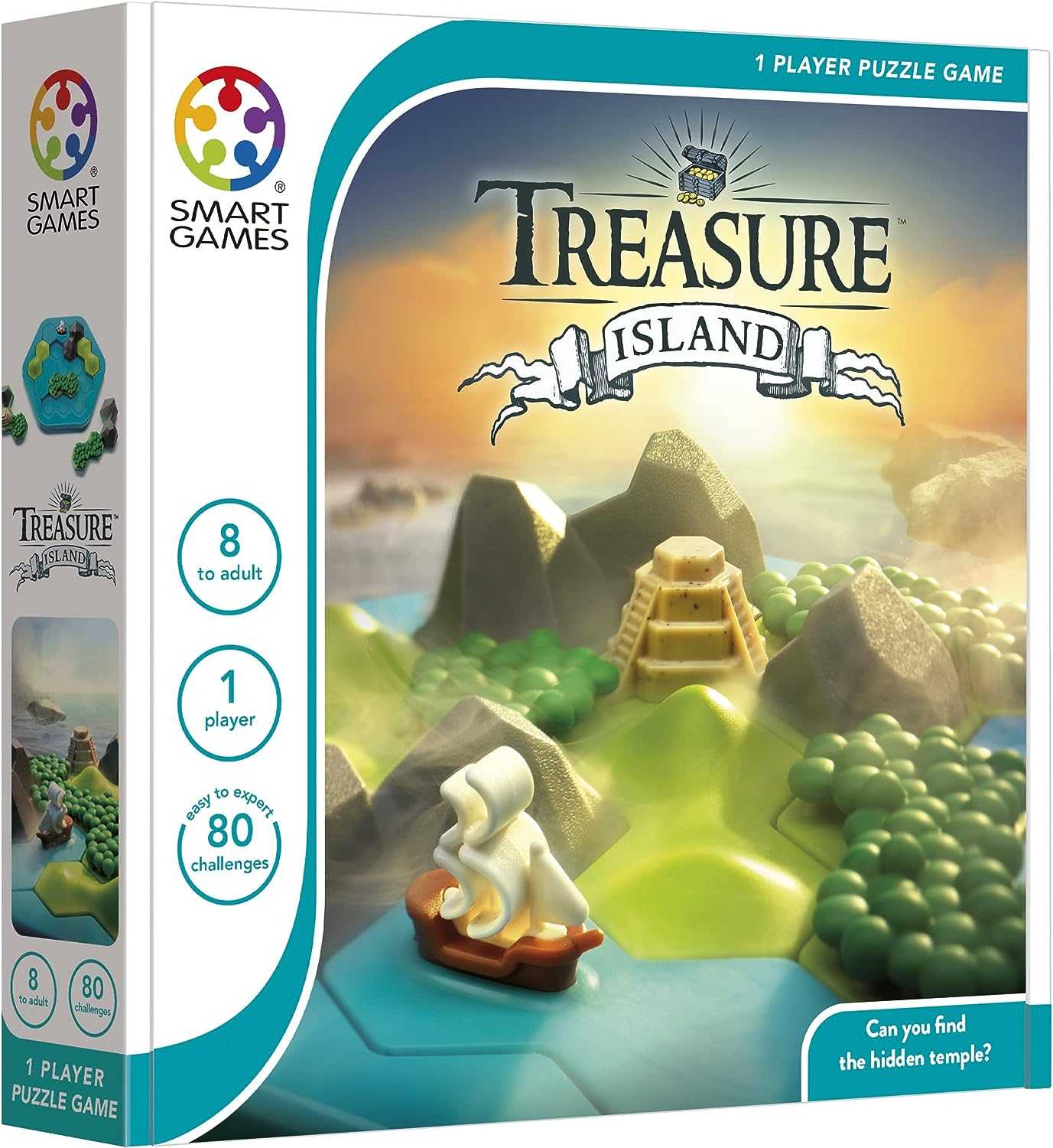 SMART GAMES, Treasure Island ของเล่นฝึกสมอง สำหรับเด็ก 8 ปีขึ้นไป ลิขสิทธิ์แท้ จากเบลเยียม