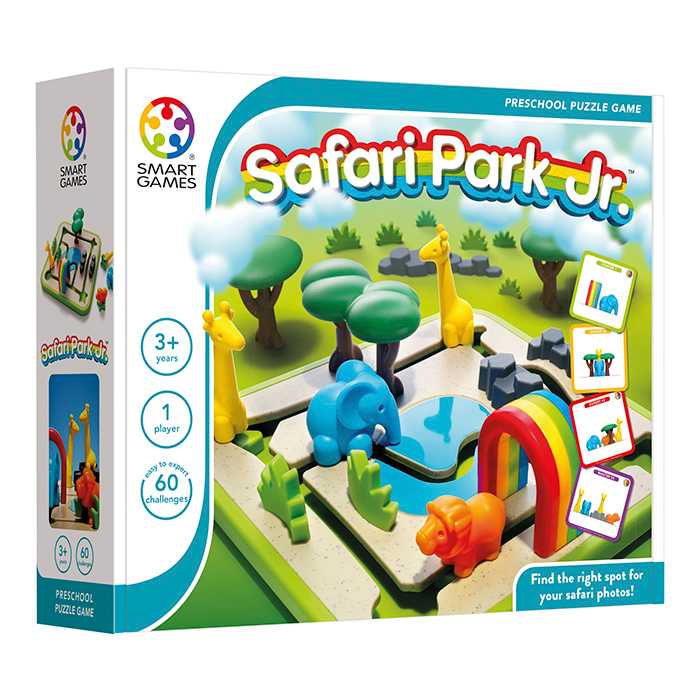 SMART GAMES, Safari Park Jr. ของเล่นฝึกสมอง สำหรับเด็ก 3 ปีขึ้นไป ลิขสิทธิ์แท้ จากเบลเยียม