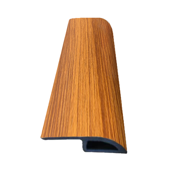 ตัวจบพื้นต่างระดับพีวีซี TRANS035-1  สีสักทอง GLODEN TEAK | อุปกรณ์จบงานพื้น | DECORFlooring