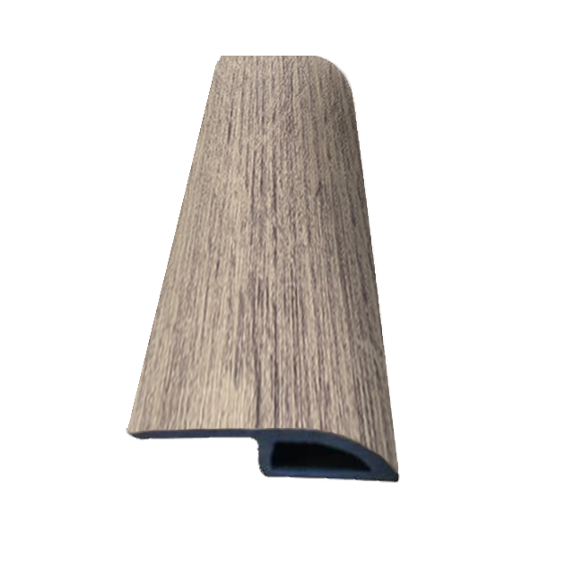 ตัวจบพื้นต่างระดับพีวีซี TRANS306  สีเทาเข้ม DARK GREY ASH | อุปกรณ์จบงานพื้น | DECORFlooring