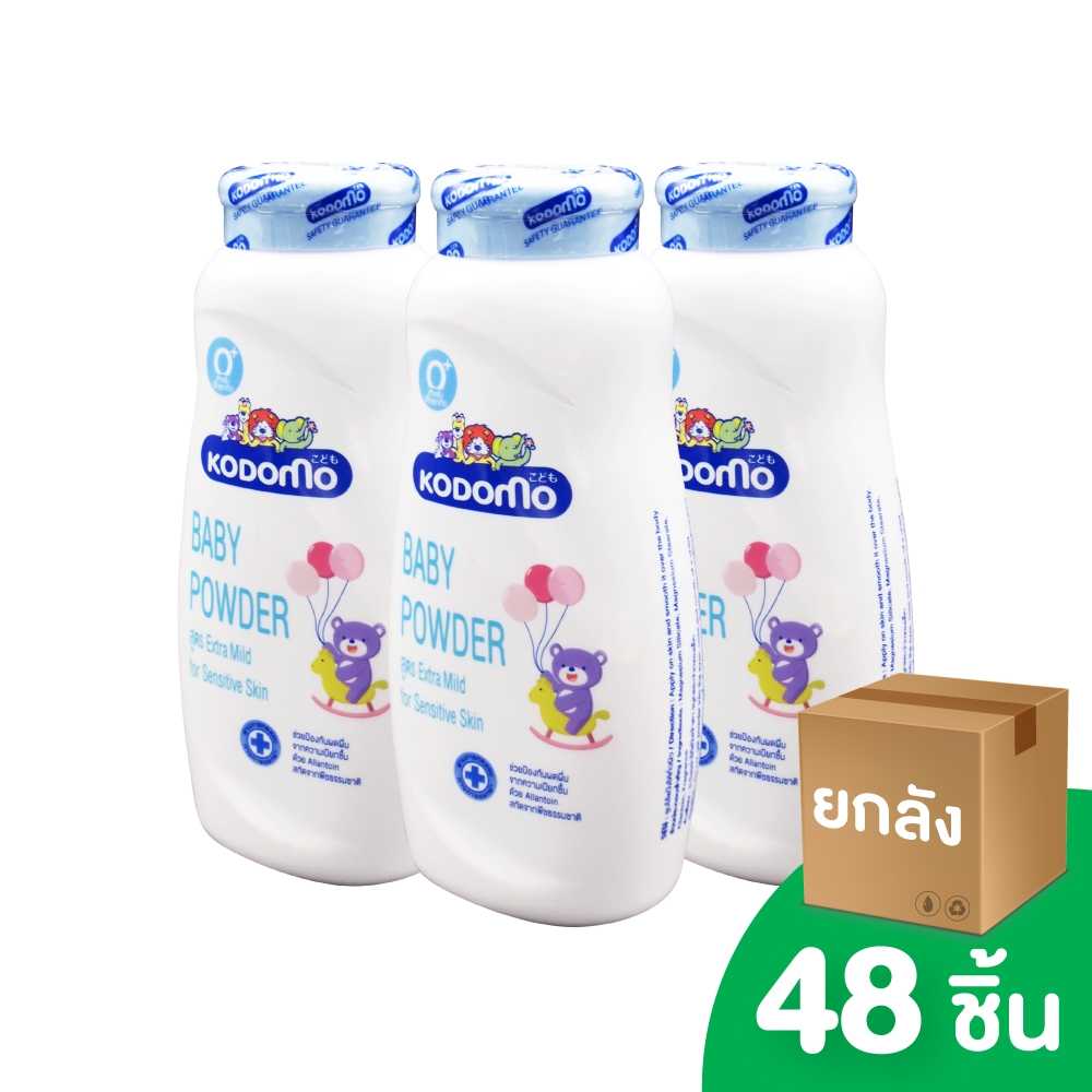 [ยกลัง] KODOMO แป้งเด็ก โคโดโม 160 กรัม 48 ชิ้น