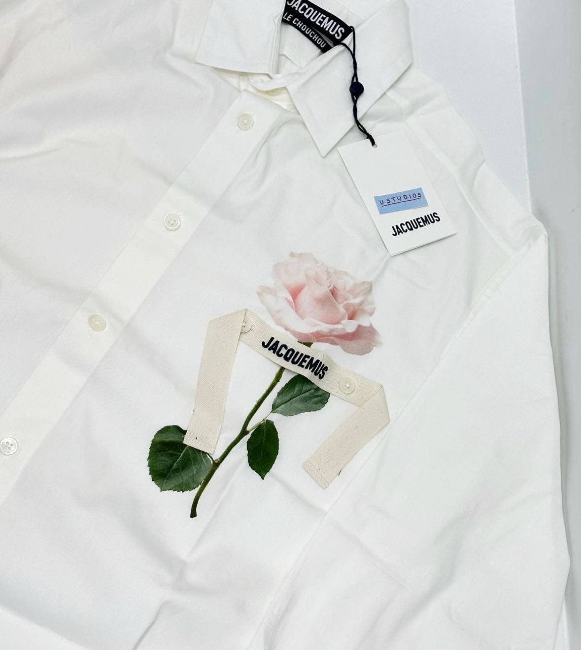 Jacquemus rose shirt 