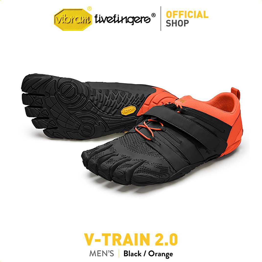 Vibram Fivefingers รองเท้าผู้ชาย รุ่น V-Train 2.0 (Black/Orange)